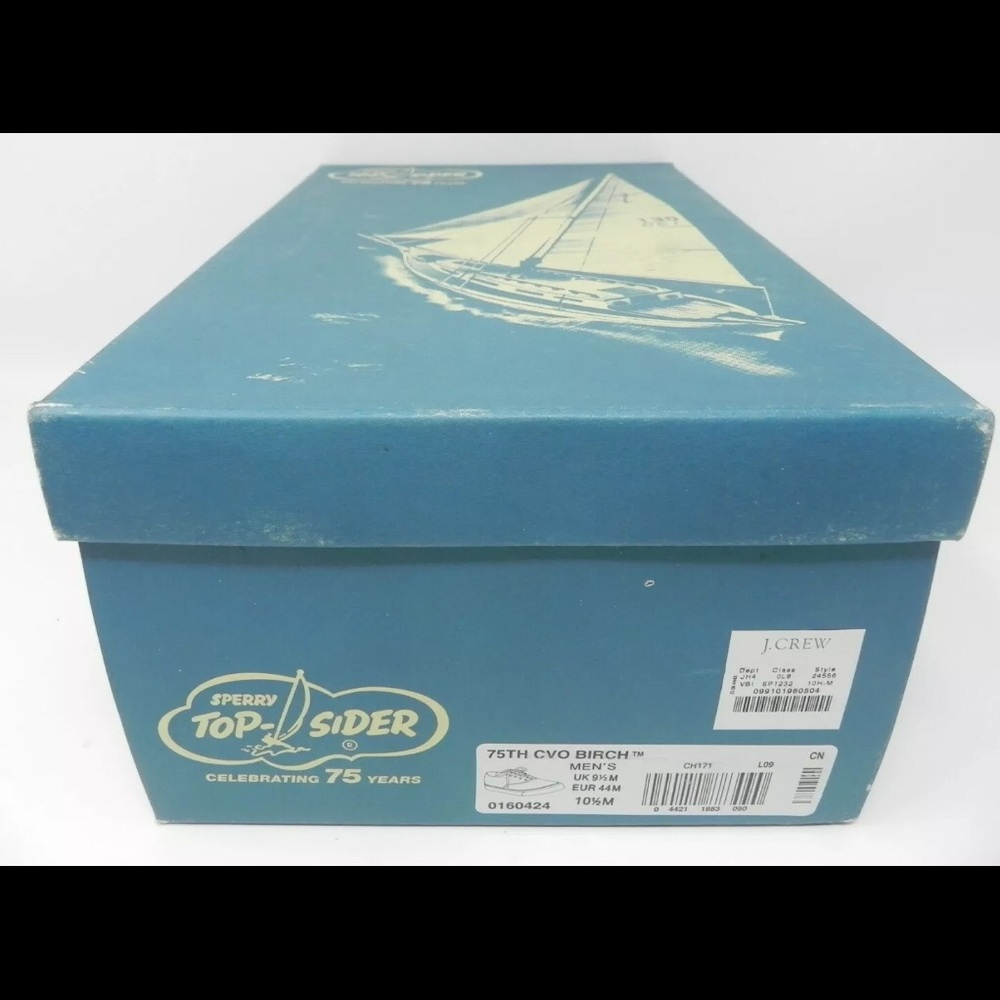 SPERRY TOP SIDER 75TH CVO CANVAS SNEAKER 10.5 NEW - Picture 2 of 8